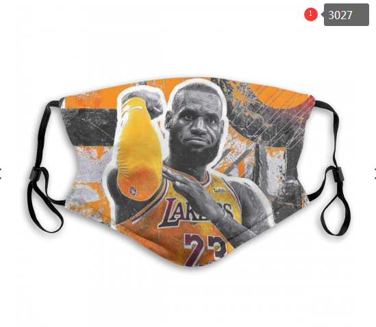 NBA Los Angeles Lakers #38 Dust mask with filter->nba dust mask->Sports Accessory
